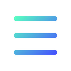 hamburger like menu pixel perfect gradient linear vector image