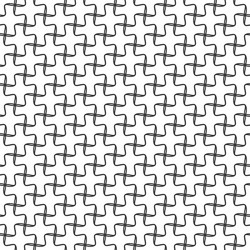 seamless geometric pattern regular tiled ornament vector image