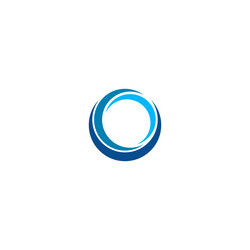 Abstract Curve Logo - Circular Shape vector image