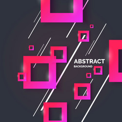 Abstract geometric background design poster vector