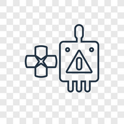 controller concept linear icon isolated vector image