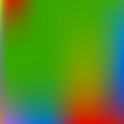 gradient mesh painted in different colors vector image
