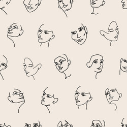 endless background with abstract continuous thin vector image