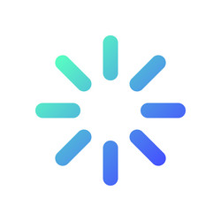 loading indicator pixel perfect gradient linear vector image