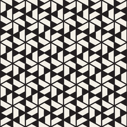 Geometric Hexagonal Stripe Pattern vector image