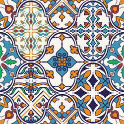 Ornament for ceramic tile Royalty Free Vector Image