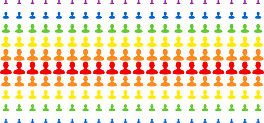 user shape halftone spectral pattern vector image