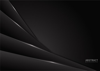 black abstract background overlap paper layer vector