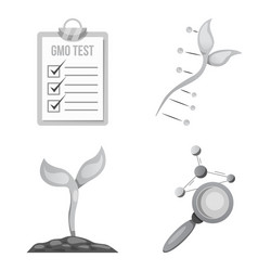 isolated object of and symbol set s vector image