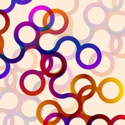 abstract background with colorful circles vector image