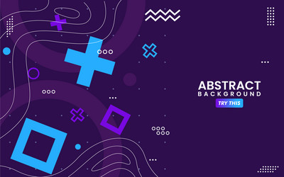 abstract colorful purple with geometric shape Vector Image