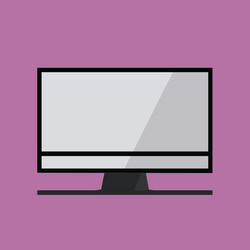 flat design empty esp template vector image