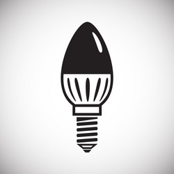 lamp icon on white background for graphic and web vector image