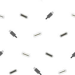 pattern of usb socket sockets for technical vector image