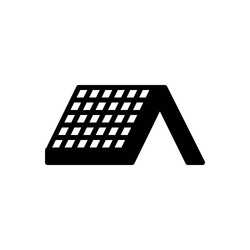Soffit roof glyph icon Royalty Free Vector Image