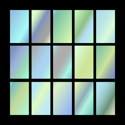 mobile screen lock display collection of colorful vector image