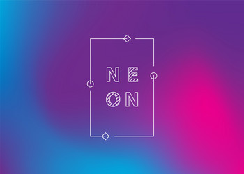 Neon gradient ui ux background trendy web color vector