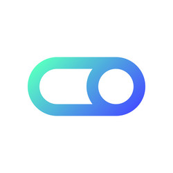 toggle button pixel perfect gradient linear ui vector image
