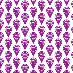 pattern background map pointer icon vector image