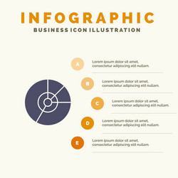 Pie business chart diagram finance graph vector