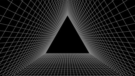 abstract 80s styled computer background sci-fi vector image