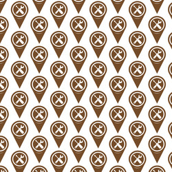 pattern background map pointer icon vector image