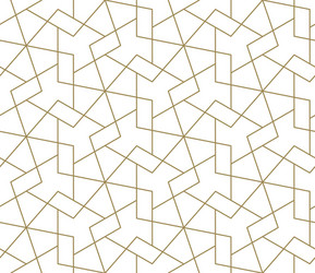 seamless pattern with abstract geometric line vector image