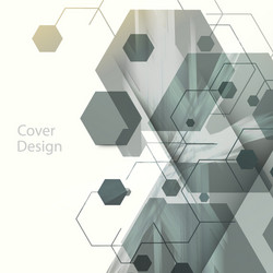 Abstract Hexagon Pattern vector image