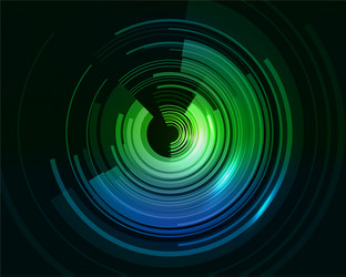 Abstract technical background with circles vector