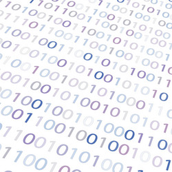 Binary Code Pattern vector image