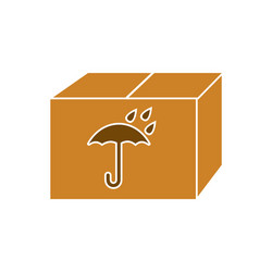 box icon on background for graphic and web design vector image