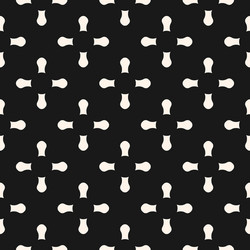 geometric seamless pattern with rounded shapes vector image