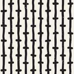 seamless pattern with hand drawn lines abstract vector image