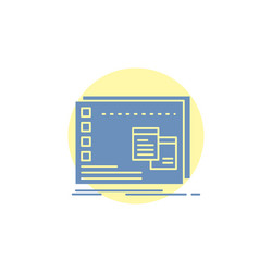 window mac operational os program glyph icon vector image