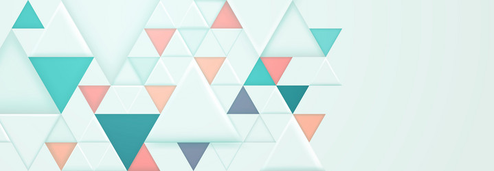 abstract background with triangular shapes vector image