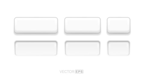 white frame label event bar button color vector image