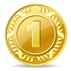 Gold key Royalty Free Vector Image - VectorStock