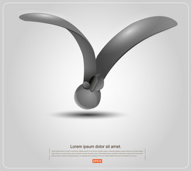 Abstract 3D Object Background vector image