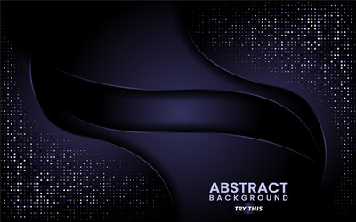 abstract dark navy purple with overlap layer vector image