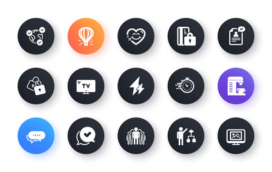 minimal set of electricity approved and algorithm vector image