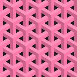seamless three-dimensional pattern a set vector image