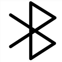 bluetooth communication connection network vector image