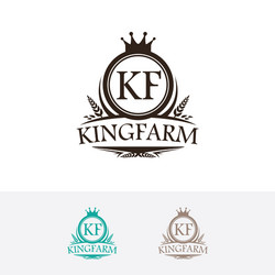 Royal Farm Logo Vector Image