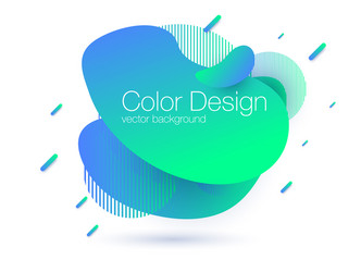 abstract blend background template for web site vector image