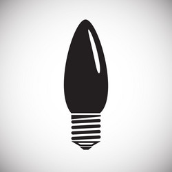 lamp icon on white background for graphic and web vector image