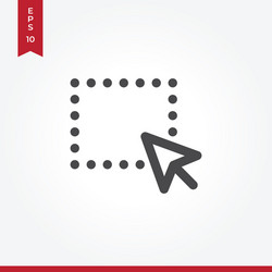 drag icon in modern style for web site and mobile vector image