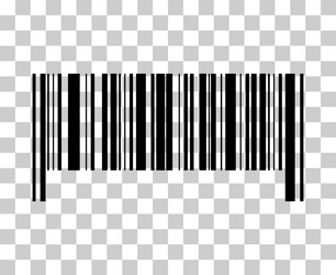 barcode icon bar code for web flat design isolated vector image