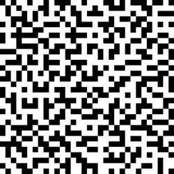 QR Code Pixel Pattern vector image