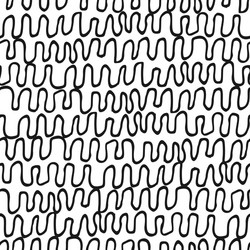 Abstract seamless hand drawn pattern smooth Vector Image