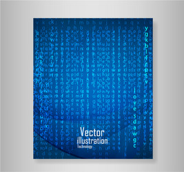 Code & Digital Language vector image